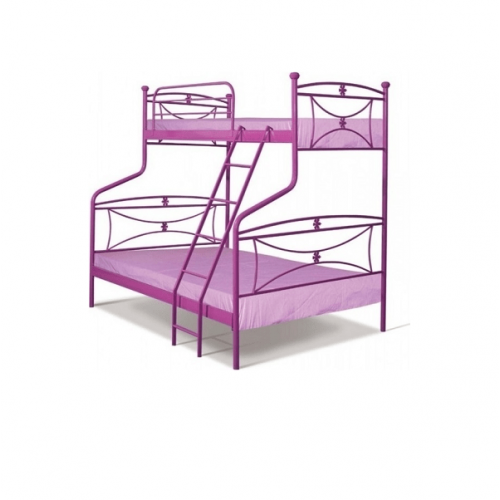 ΜΕΤΑΛΛΙΚΗ ΚΟΥΚΕΤΑ Νο 40 ΜΕ ΔΙΠΛΌ ΚΡΕΒΑΤΙ ΚΑΤΩ 90x190 / 140x190 cm