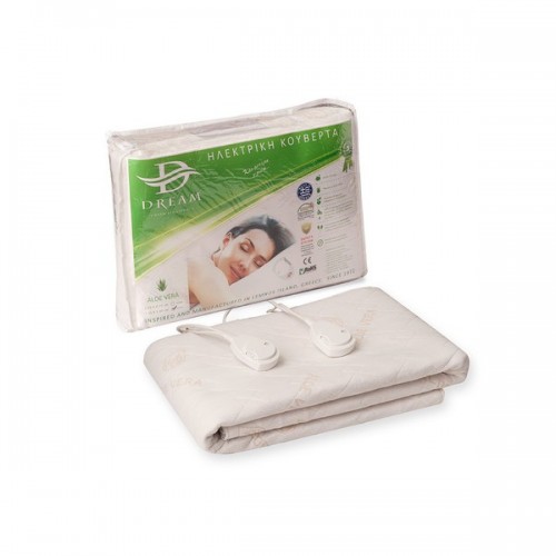 ΚΟΥΒΕΡΤΑ ΗΛΕΚΤΡΙΚΗ DREAM ALOE VERA Μονή 0,75x1,55 m 