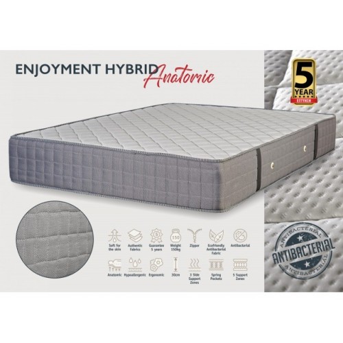 KPS ΣΤΡΩΜΑ HYBRID ANATOMIC 150X190ΕΚ  ENJOYMENT