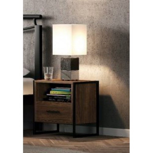 KPS- K02 ΚΟΜΟΔΙΝΟ ΔΟΥΚΑΣ ΜΕ 1 ΣΥΡΤΑΡΙ ΞΥΛΟ-ΜΕΤΑΛΛΟ 48Χ33Χ50 ΕΚ