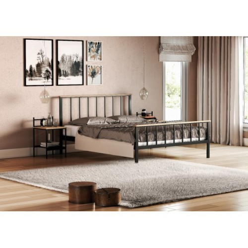 KPS- ΤΟΝΙΑ ΣΕΤ ΚΡΕΒΑΤΟΚΑΜΑΡΑ 3 ΤΕΜ ΞΥΛΟ-ΜΕΤΑΛΛΟ ΓΙΑ ΣΤΡΩΜΑ 160Χ200 ΕΚ