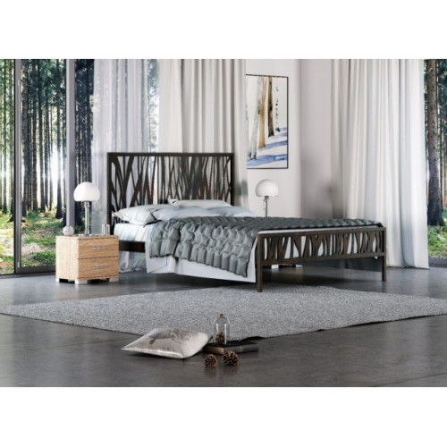 KPS- FOREST  ΣΕΤ ΚΡΕΒΑΤΟΚΑΜΑΡΑ 3 ΤΕΜ ΜΕΤΑΛΛΟ ΓΙΑ ΣΤΡΩΜΑ 160Χ200 ΕΚ