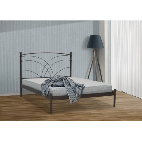 ΙΩΝΑΣ ΜΕΤΑΛΛΙΚΟ ΣΙΔΕΡΕΝΙΟ ΚΡΕΒΑΤΙ Διπλό 140x190cm