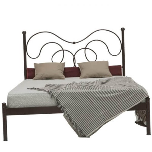 Αγης Μεταλλικό Κρεβάτι (Για Στρώμα 160×200) Με Επιλογές Χρωμάτων