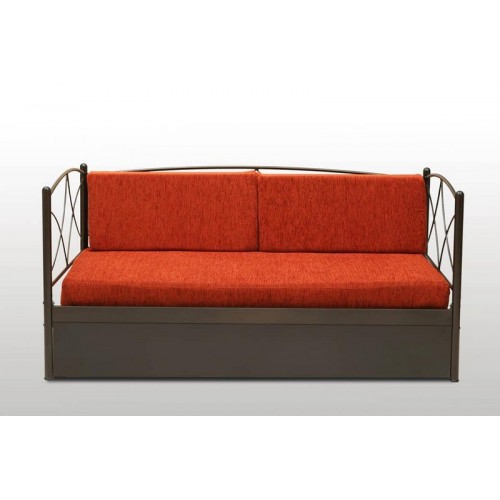 ΜΕΤΑΛΙΚΟ ΚΡΕΒΑΤΙ ΚΑΝΑΠΕΣ ΑΝΔΡΟΣ ΣΥΡΟΜΕΝΟΣ Μονό 90Χ190  