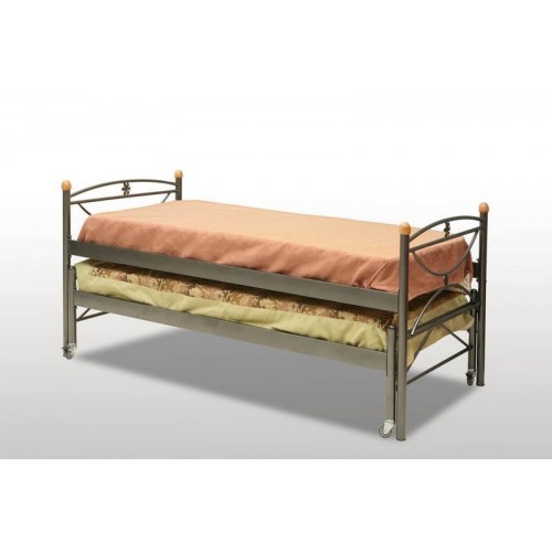 ΜΕΤΑΛΛΙΚΟ ΚΡΕΒΑΤΙ ΣΥΡΟΜΕΝΟ ΜΟΝΟ 90Χ200εκ.