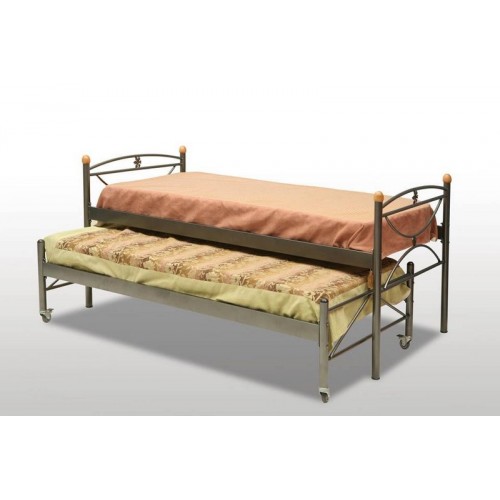 ΜΕΤΑΛΛΙΚΟ ΚΡΕΒΑΤΙ ΣΥΡΟΜΕΝΟ ΜΟΝΟ 90Χ200εκ.