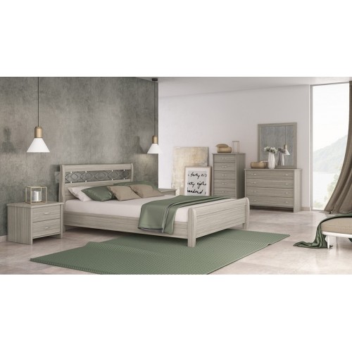 Νο16Γ LATTE ΚΡΕΒΑΤΙ ΜΕΛΑΜΙΝΗΣ SAVVIDIS FURNITURE ΔΙΠΛΟ 150Χ200