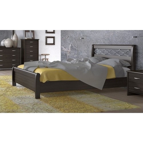 Νο16Γ WENGE ΚΡΕΒΑΤΙ ΜΕΛΑΜΙΝΗΣ SAVVIDIS FURNITURE ΔΙΠΛΟ 150Χ200 