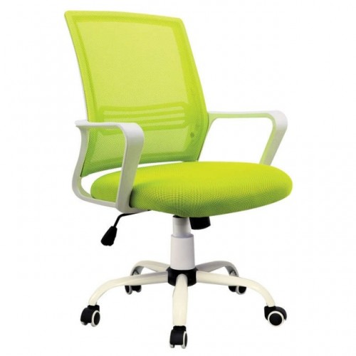 ΒΣ1600-W ΛΕΥΚΟ/ΠΡΑΣΙΝΟ MESH ΠΟΛΥΘΡΟΝΑ ΓΡΑΦΕΙΟΥ