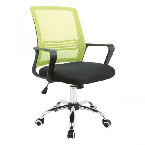 ΒΣ1600 ΧΡΩΜΙΟ/ΠΡΑΣΙΝΟ MESH ΠΟΛΥΘΡΟΝΑ ΓΡΑΦΕΙΟΥ