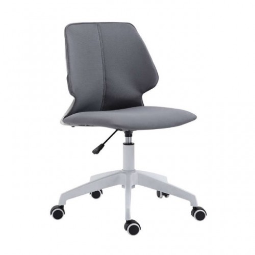 ΒΣ1650-W ΛΕΥΚΟ-ΓΚΡΙ ΥΦΑΣΜΑ ΚΑΡΕΚΛΑ ΓΡΑΦΕΙΟΥ