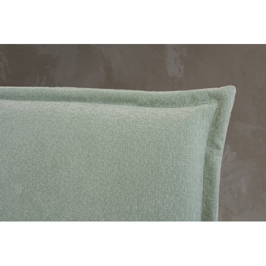 Ντυμένο Κρεβάτι MOON με Υφασμάτινο Κεφαλάρι – Μοντέρνος Σχεδιασμός & Άνεση Ύπνου Μονό 90Χ200 εκ.