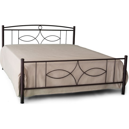 Μεταλλικό κρεβάτι Νο 15 Ημίδιπλο 110Χ190