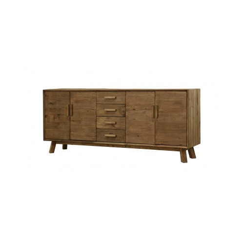 MISTRAL ΜΠΟΥΦΕΣ 200Χ48Χ85cm ΑΠΟ ΜΑΣΙΦ ΑΝΑΚΥΚΛΩΜΕΝΟ ΞΥΛΟ ΠΕΥΚΟΥ