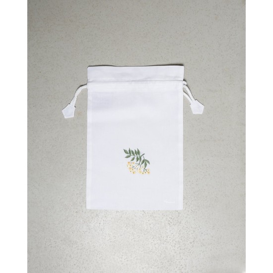 Θήκη Φύλαξης Για Εσώρουχα Buggie Flower 20x30cm Άσπρο Θήκη Φύλαξης Για Εσώρουχα Buggie Flower 20x30cm Άσπρο