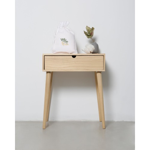 Θήκη Φύλαξης Για Εσώρουχα Κέντημα Χειρός Buggie Flower 20x30cm 20x30cm Άσπρο