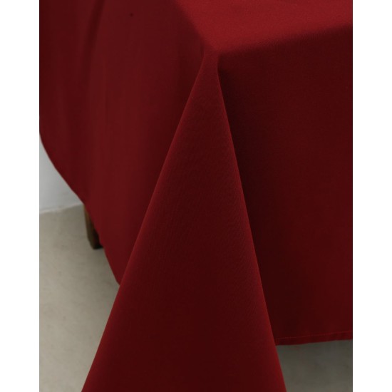 Μονόχρωμο τραπεζομάντηλο Monaco 4 ατόμων (140x140cm) Μπορντώ Μονόχρωμο τραπεζομάντηλο Monaco 4 ατόμων (140x140cm) Μπορντώ