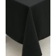 Μονόχρωμο τραπεζομάντηλο Monaco 4 ατόμων (140x140cm) Μαύρο Μονόχρωμο τραπεζομάντηλο Monaco 4 ατόμων (140x140cm) Μαύρο