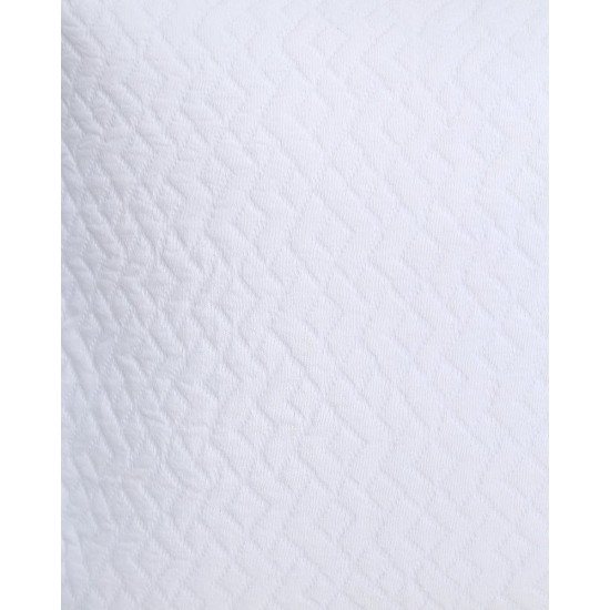 Ζακάρ Πικέ Μαξιλαροθήκη Oxford Augerinos 50x70 5cm Άσπρο Ζακάρ Πικέ Μαξιλαροθήκη Oxford Augerinos 50x70 5cm Άσπρο