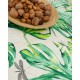 Τραπεζομάντηλο με Σχέδιο Φοίνικες Palmeras 6 ατόμων (140x180cm) Πράσινο