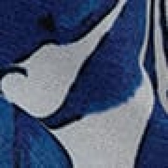 Τραπεζομάντηλο με Σχέδιο Καμπανούλες Campanula Flower 2 ατόμων Μπλε Σκούρο