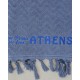 Βαμβακερή Πετσέτα At Pennie We Love Athens Χειρός | 30x50cm Μπλε Raf Βαμβακερή Πετσέτα At Pennie We Love Athens Χειρός | 30x50cm Μπλε Raf