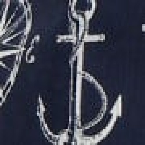 Διακοσμητική Μαξιλαροθήκη με Πυξίδες και Άγκυρες Angira 65x65cm Μπλε Σκούρο