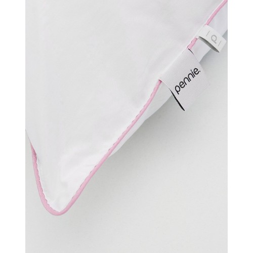 Βρεφική Μαξιλαροθήκη με Ρέλι Βαμβάκι Περκάλι Pallas 35x45cm Ροζ