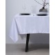 Μονόχρωμο τραπεζομάντηλο Ariel 4 ατόμων (110x110cm) Άσπρο Μονόχρωμο τραπεζομάντηλο Ariel 4 ατόμων (110x110cm) Άσπρο