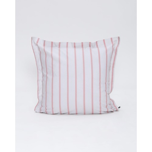 Διακοσμητική Ριγέ Μαξιλαροθήκη Samantha 40x40 3cm Γκρι