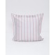Διακοσμητική Ριγέ Μαξιλαροθήκη Samantha 40x40 3cm Γκρι