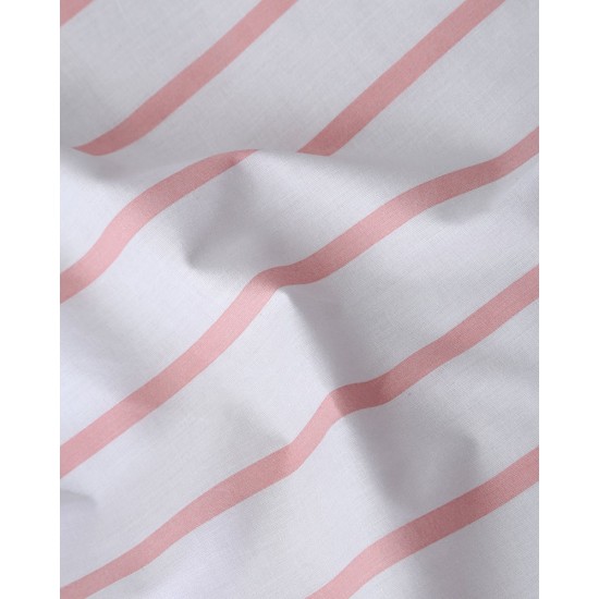 Διακοσμητική Ριγέ Μαξιλαροθήκη Samantha 40x40 3cm Γκρι