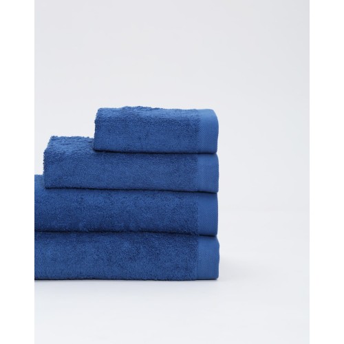 Βαμβακερή Μονόχρωμη Πετσέτα Joker 500gsm Μπάνιου | 65x135cm Μπλε Σκούρο