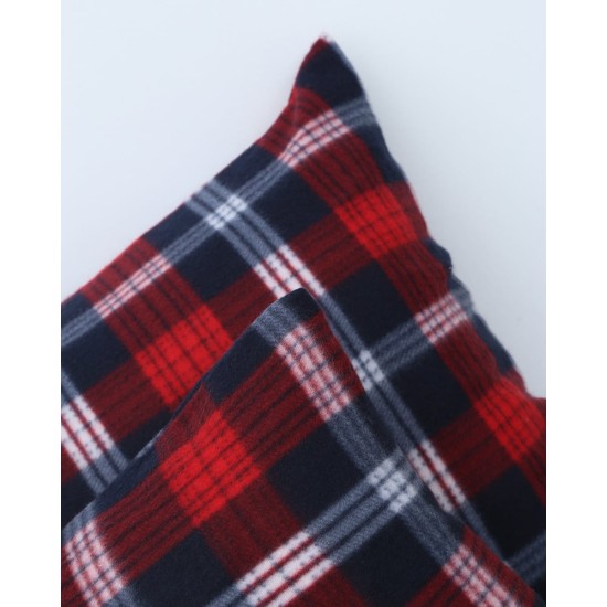 Βρεφική Fleece Scotish Μαξιλαροθήκη Firenze 30x45cm 30x45cm Κόκκινο