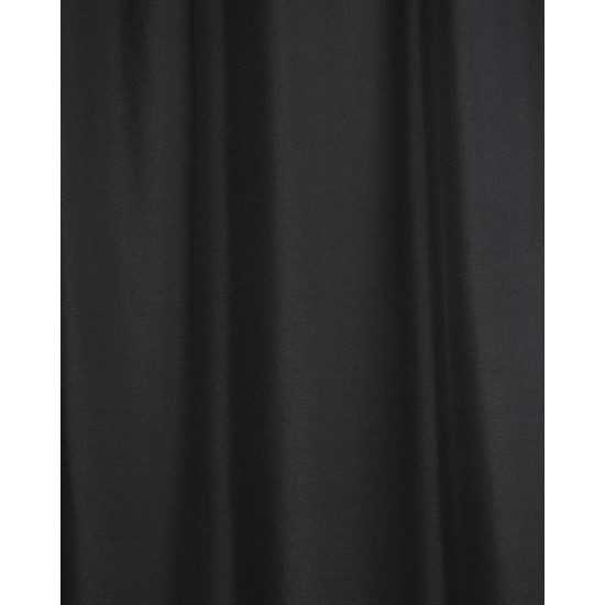 Έτοιμη Ραμμένη Κουρτίνα Σκίασης Jossa Στενό Φύλλο (145x255cm) Μαύρο