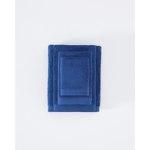 Βαμβακερή Μονόχρωμη Πετσέτα Joker 500gsm Προσώπου | 50x90cm Μπλε Σκούρο