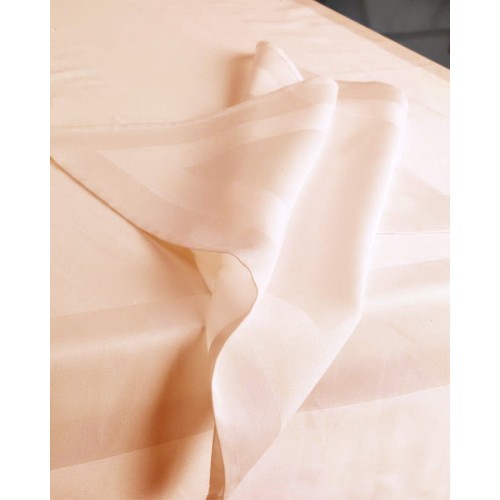 Τραπεζομάντηλο Gourmet με ζακάρ σχέδιο ρίγας 80x80cm Ώχρα - Μελί Τραπεζομάντηλο Gourmet με ζακάρ σχέδιο ρίγας 80x80cm Ώχρα - Μελί