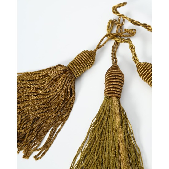 Διακοσμητικά Φουντάκια Σετ 4 τεμ One Size (8x2cm) Χρυσό