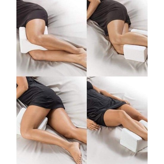 Μαξιλάρι Ανατομικό Memory Foam για τα Γόνατα Knee 15x20 25cm Άσπρο Μαξιλάρι Ανατομικό Memory Foam για τα Γόνατα Knee 15x20 25cm Άσπρο