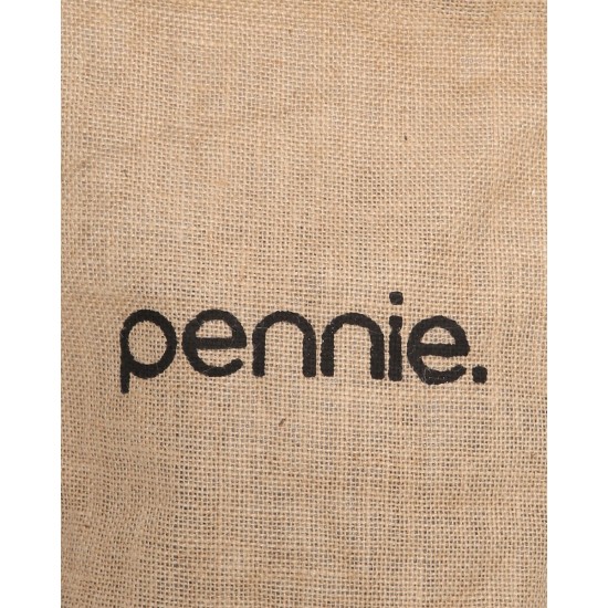 Οικολογική Tote Bag Φυσική Γιούτα Anabella 40x45cm Μπεζ