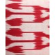 Διακοσμητική Μαξιλαροθήκη Αργαλειού Boho Ikat 35x60cm Κόκκινο