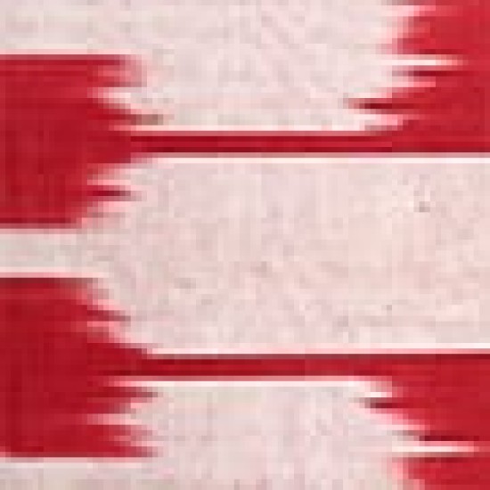 Διακοσμητική Μαξιλαροθήκη Αργαλειού Boho Ikat 35x60cm Κόκκινο