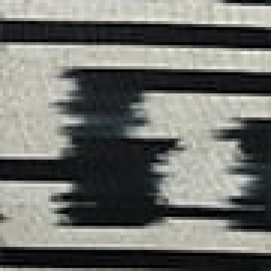 Διακοσμητική Μαξιλαροθήκη Αργαλειού Boho Ikat 35x60cm Μαύρο