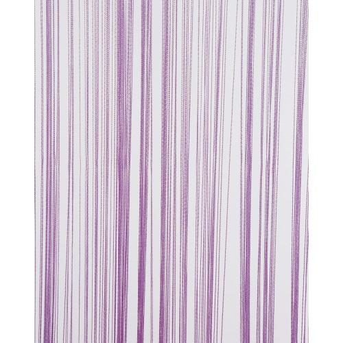 Έτοιμη ραμμένη κουρτίνα Macaroni Στενό Φύλλο (90x250cm) Μελιτζανί