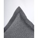 Ζακάρ Oxford Μαξιλαροθήκη Γεωμετρικό Pattern Augerinos 50x70 5cm Ανθρακί Ζακάρ Oxford Μαξιλαροθήκη Γεωμετρικό Pattern Augerinos 50x70 5cm Ανθρακί