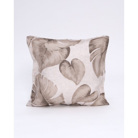 Διακοσμητική Μπεζ Μαξιλαροθήκη Monstera 40x40cm 40x40cm Μπεζ Διακοσμητική Μπεζ Μαξιλαροθήκη Monstera 40x40cm 40x40cm Μπεζ