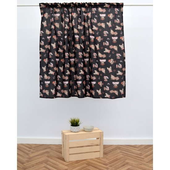 Έτοιμη Ραμμένη Κουρτίνα Woof Παραθύρου (140x160cm) Έτοιμη Ραμμένη Κουρτίνα Woof Παραθύρου (140x160cm)