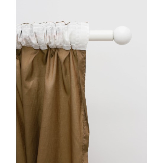 Κουρτίνα Bello Στενό Φύλλο Χακί