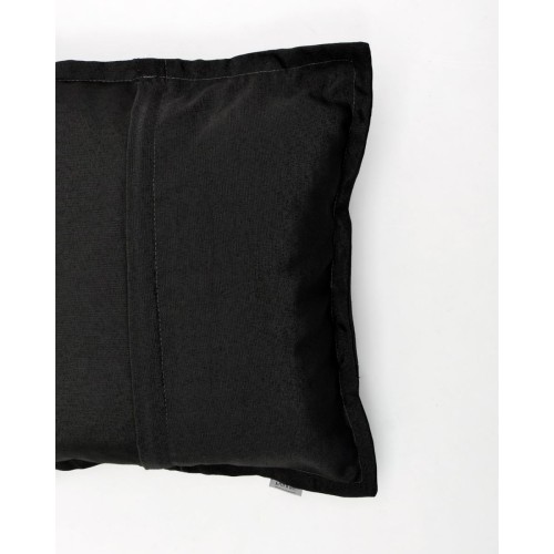 Διακοσμητική Oxford Μαξιλαροθήκη Elsa Panama σε 6 Αποχρώσεις 40x40cm  1.5cm Μαύρο